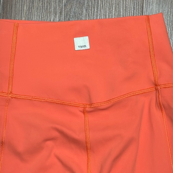 🔥🔥Vuori Vibrant Orange High-Waist Leggings STUDIO Size: XS🔥🔥 - Picture 2 of 14
